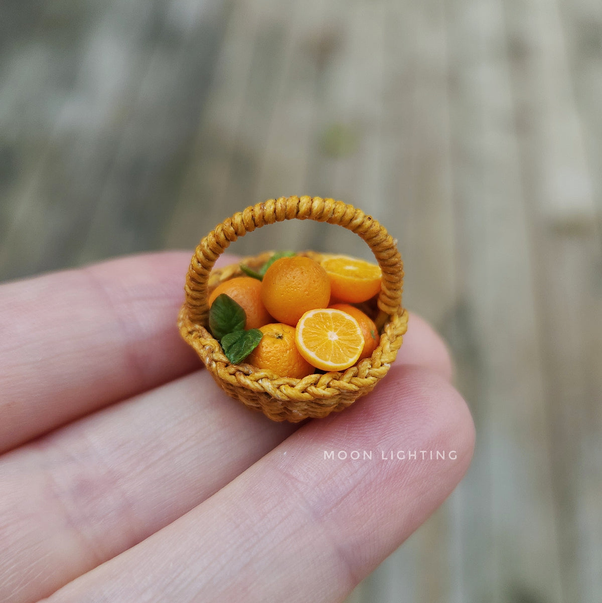 Basket of oranges