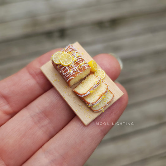 Miniature lemon drizzle cake