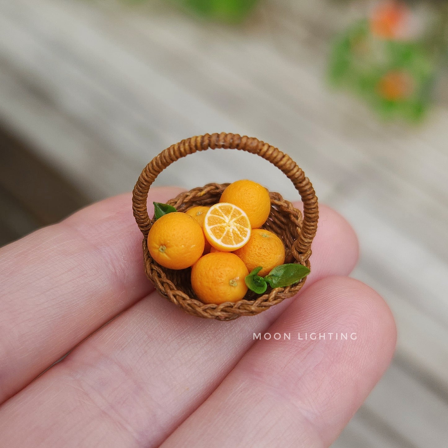 Basket of oranges