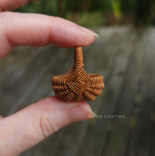 Miniature Ribbed Basket