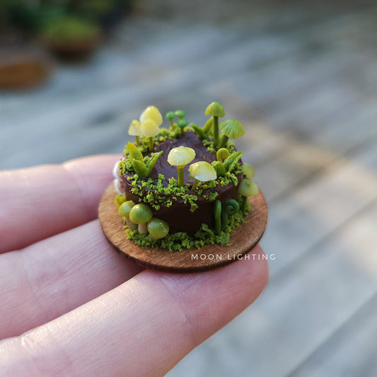 Toad stool cake (green)